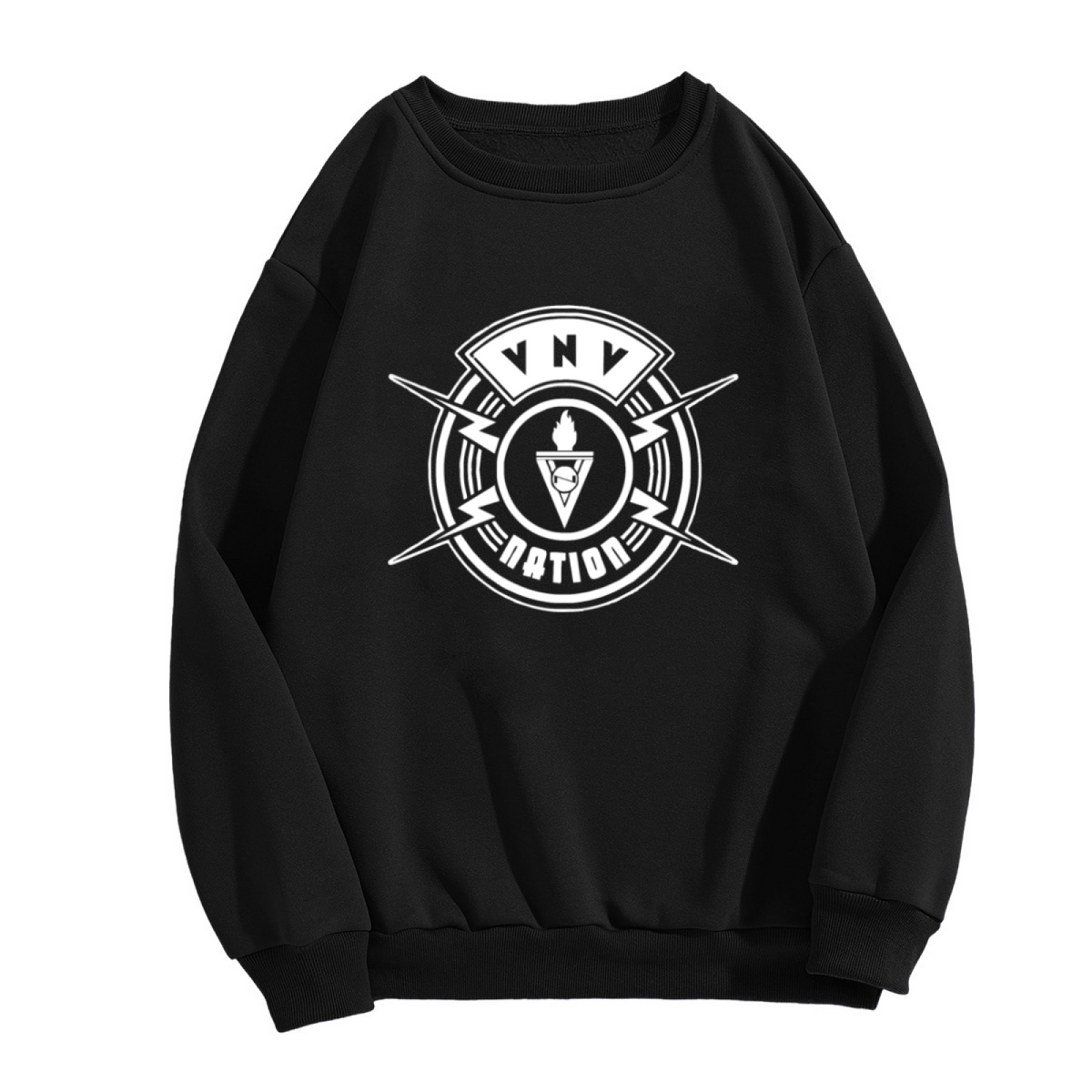VNV Nation Electronic Music Band Logo Crewneck Sweatshirt