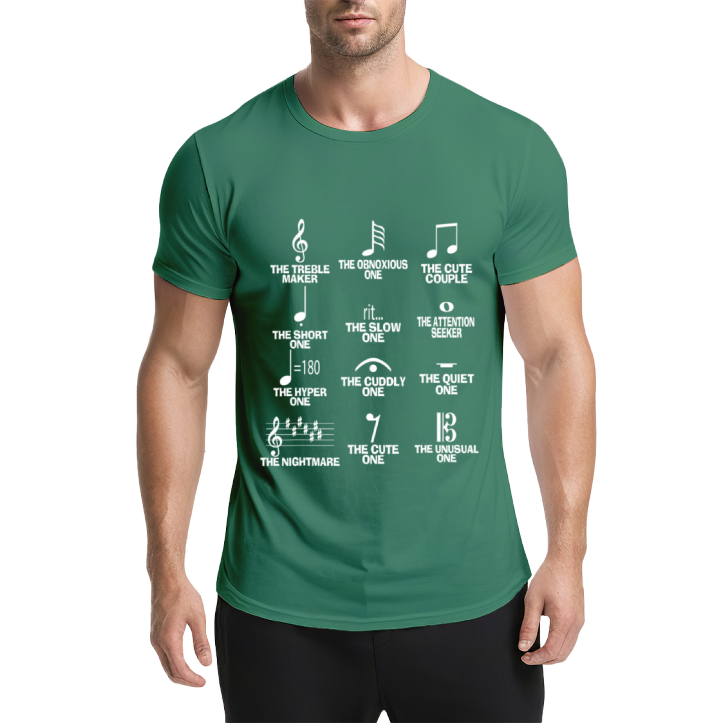 Music Note Personality Types Funny Musician T-Shirt
