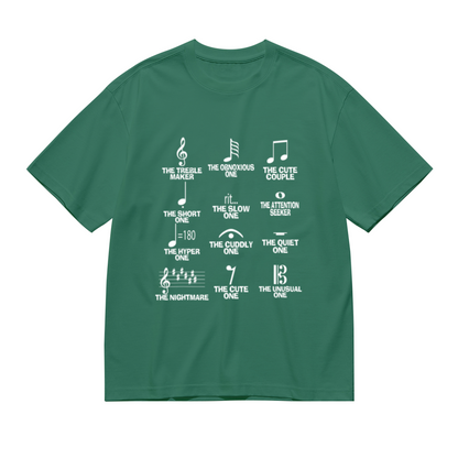 Music Note Personality Types Funny Musician T-Shirt