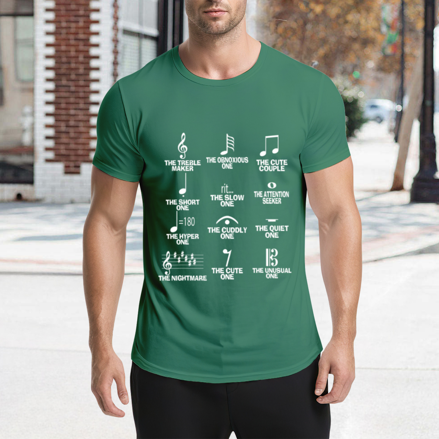 Music Note Personality Types Funny Musician T-Shirt