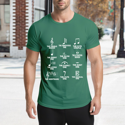 Music Note Personality Types Funny Musician T-Shirt
