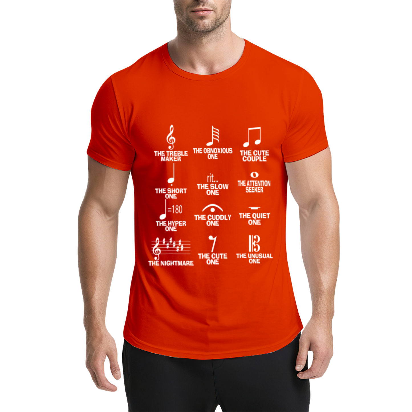 Music Note Personality Types Funny Musician T-Shirt