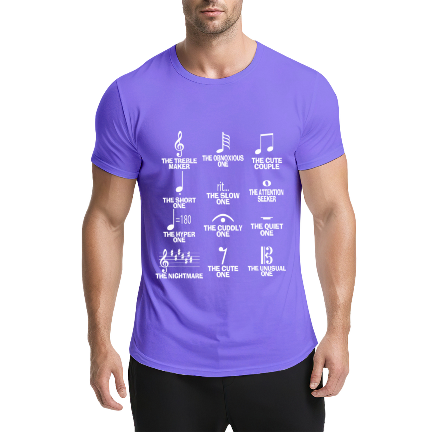 Music Note Personality Types Funny Musician T-Shirt