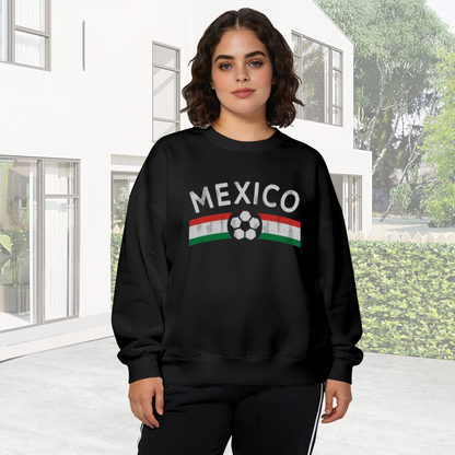 Mexico National Soccer Retro Vintage Crewneck Sweatshirt