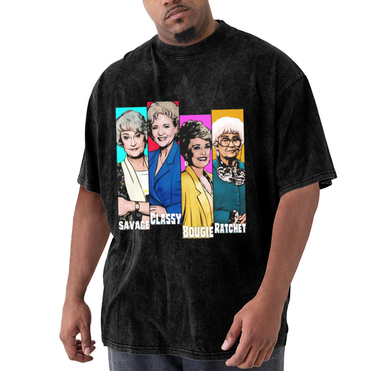 The Golden Girls Savage Classy Bougie Ratchet Retro T-Shirt