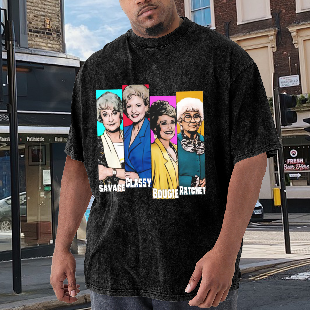 The Golden Girls Savage Classy Bougie Ratchet Retro T-Shirt