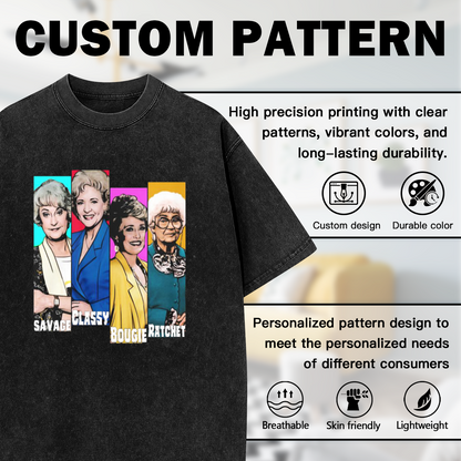 The Golden Girls Savage Classy Bougie Ratchet Retro T-Shirt