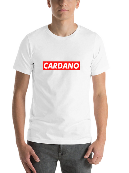 Cardano Red Box Logo Black T-Shirt
