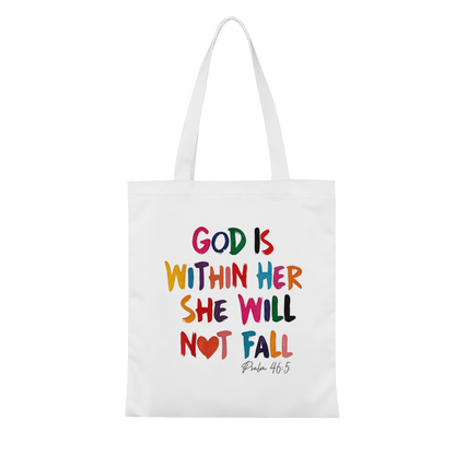 Simple Shh Quiet Face Canvas Tote | Library Study Minimal Soft Tone Shoulder Bag