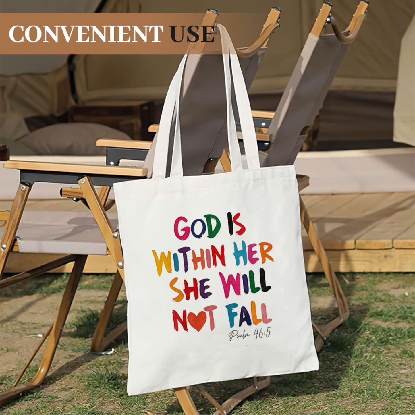Simple Shh Quiet Face Canvas Tote | Library Study Minimal Soft Tone Shoulder Bag