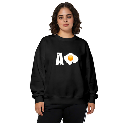 Minimalist AO Letter Trendy Crewneck Sweatshirt