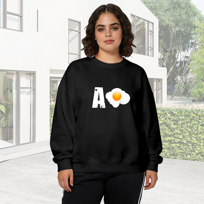Minimalist AO Letter Trendy Crewneck Sweatshirt