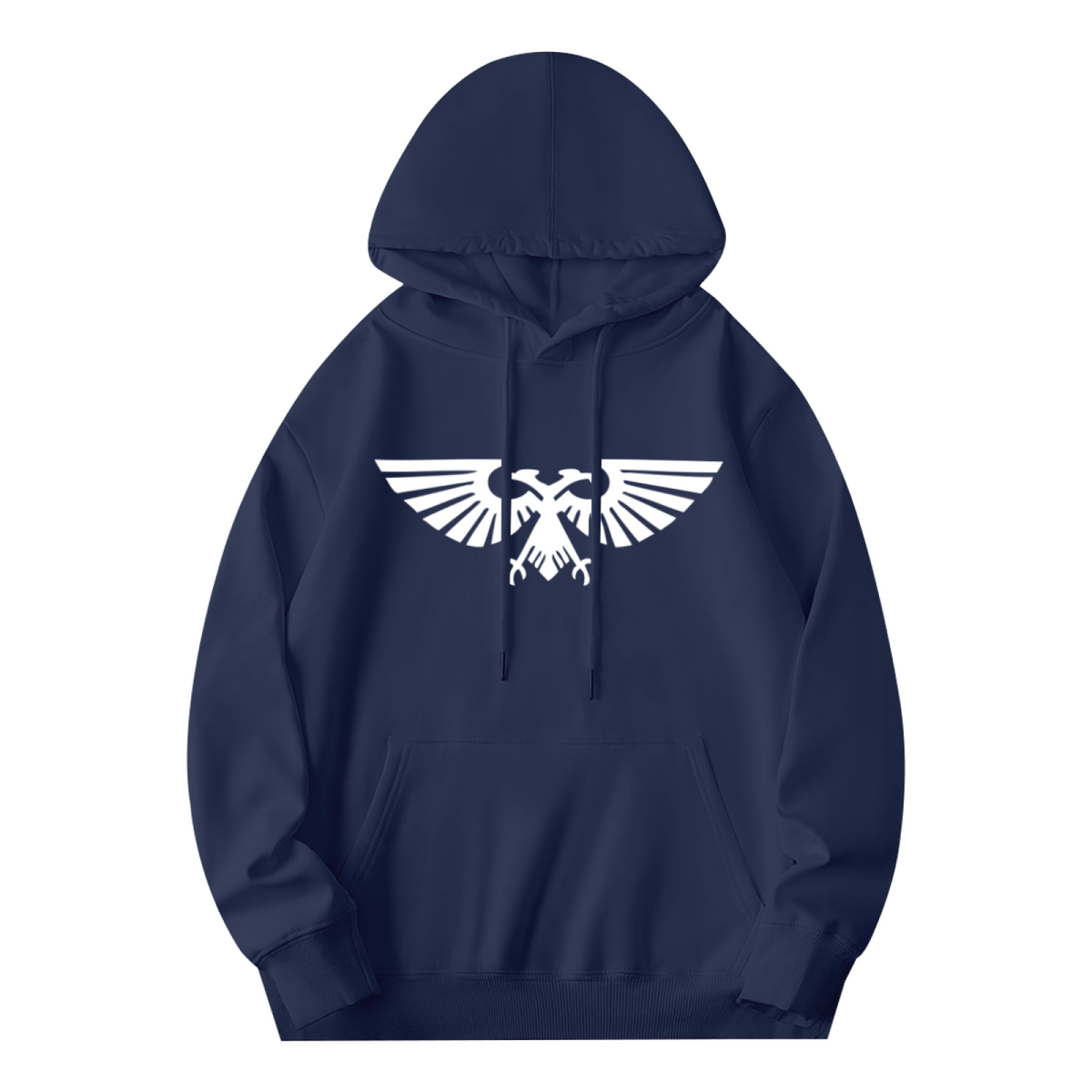 Imperial Double?Eagle Symbol Retro Graphic Hoodie