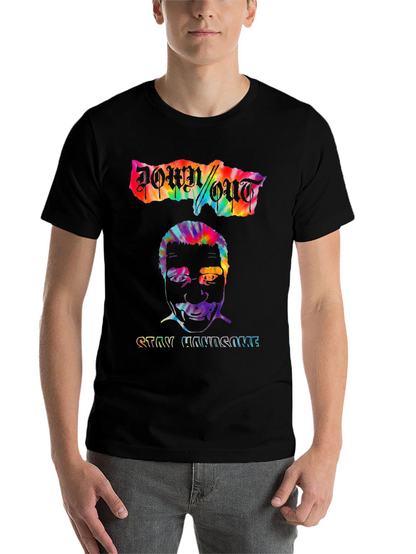 Down/Out Stay Handsome Graphic Tee - Mens Black T-Shirt