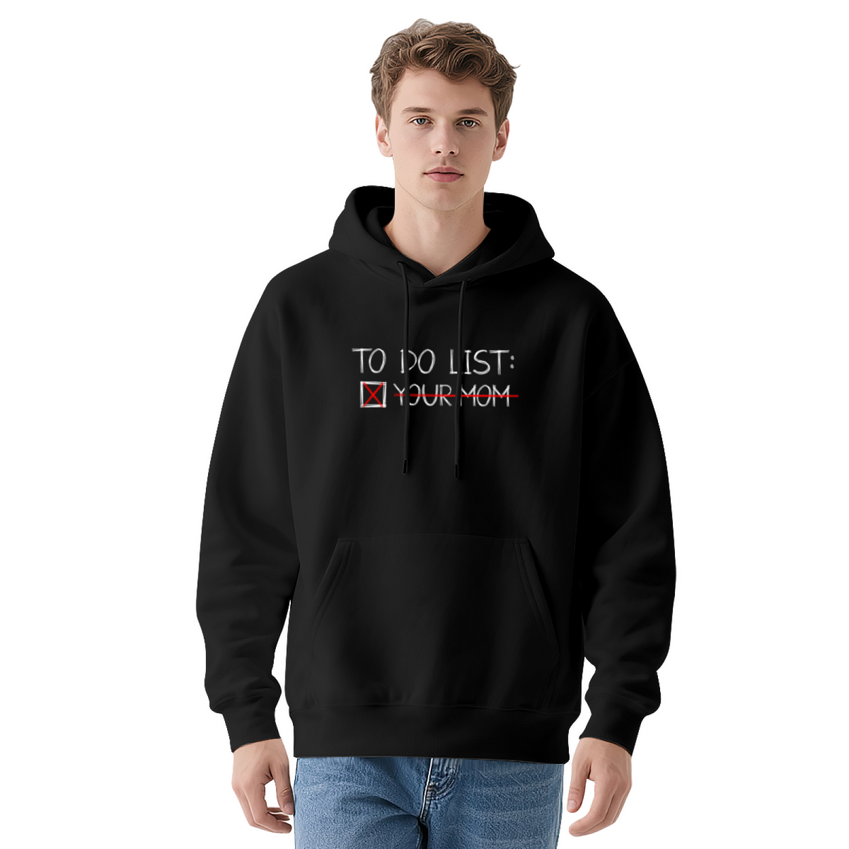 Vintage Retro Car Graphic Hoodie, Casual Comfort Daily Top