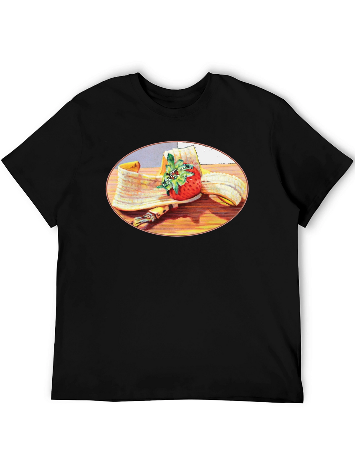 Banana & Strawberry T-Shirt - Fruit Graphic Tee