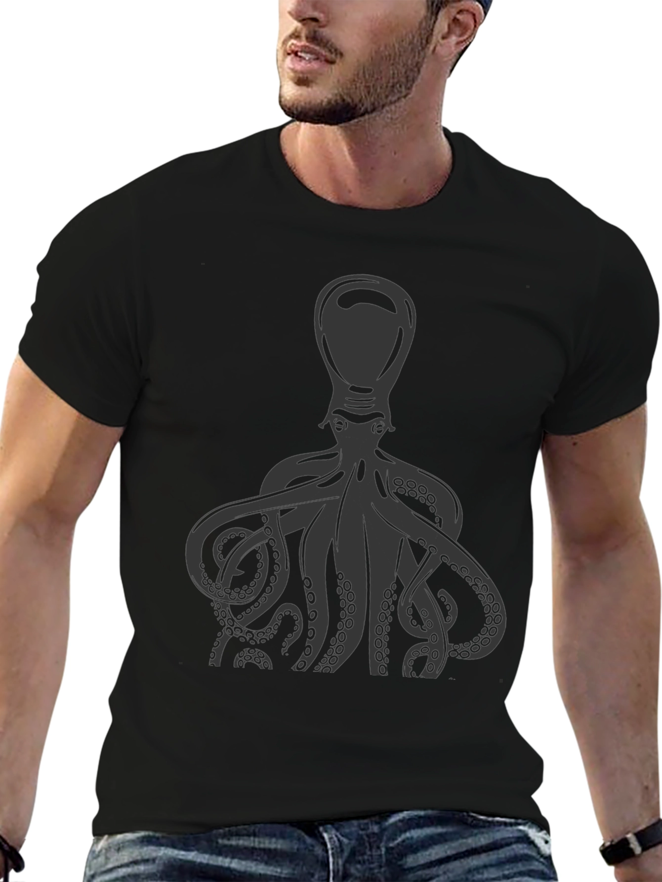Octopus Graphic Tee - Dark Kraken Shirt