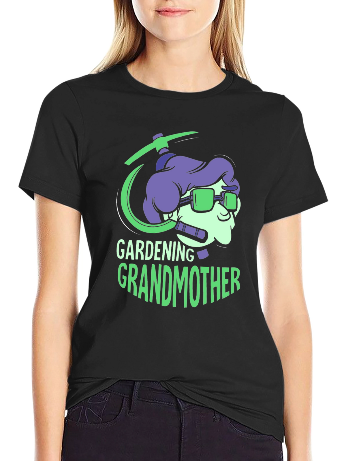 Gardening Grandmother Graphic Tee - Unique Design