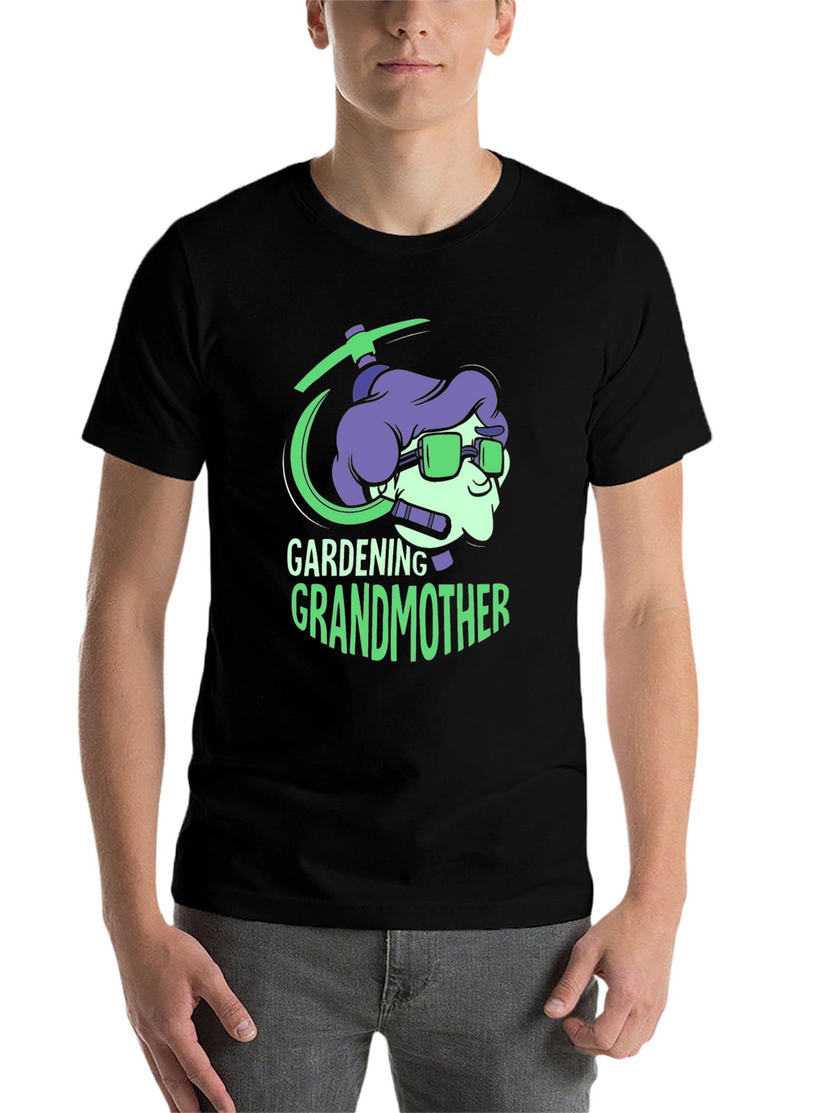 Gardening Grandmother Graphic Tee - Unique Design