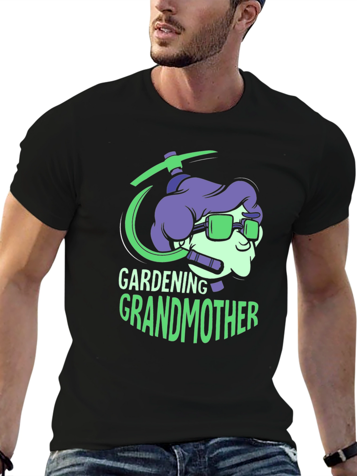 Gardening Grandmother Graphic Tee - Unique Design
