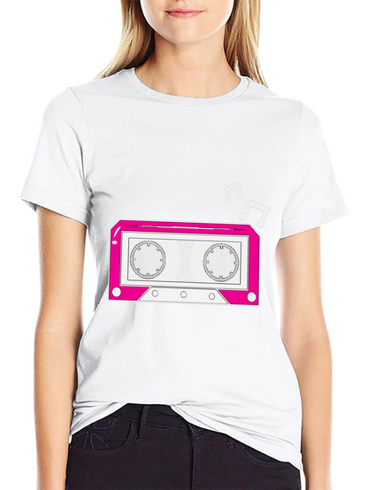 Retro Cassette Tape Graphic Tee - Music Lovers Shirt