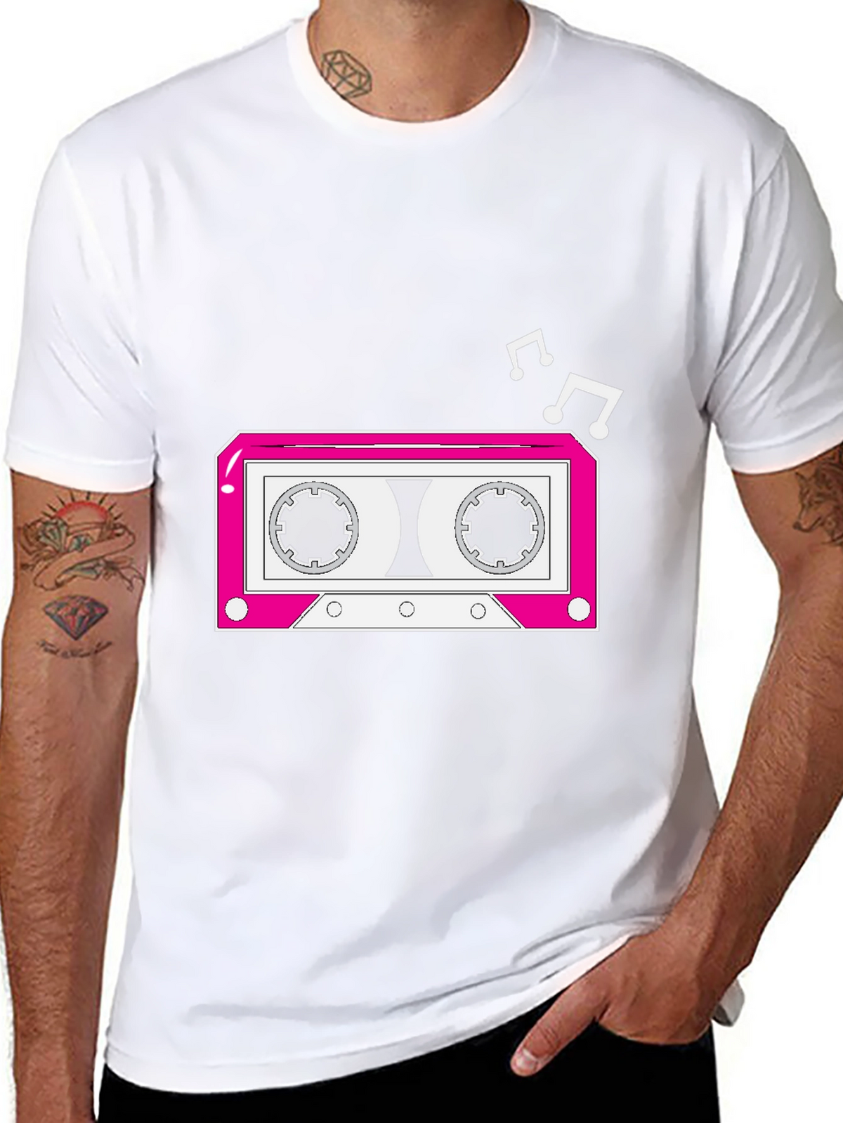 Retro Cassette Tape Graphic Tee - Music Lovers Shirt