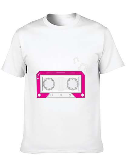 Retro Cassette Tape Graphic Tee - Music Lovers Shirt