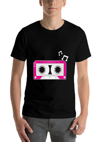 Retro Cassette Tape Graphic Tee - Music Lovers Shirt