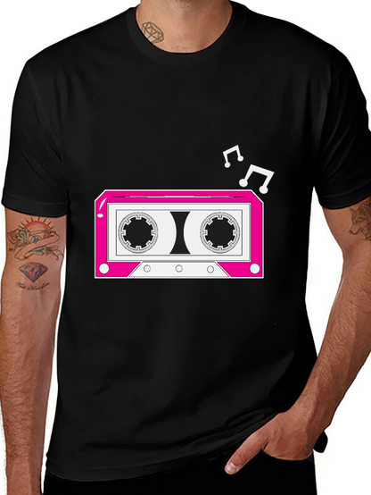 Retro Cassette Tape Graphic Tee - Music Lovers Shirt