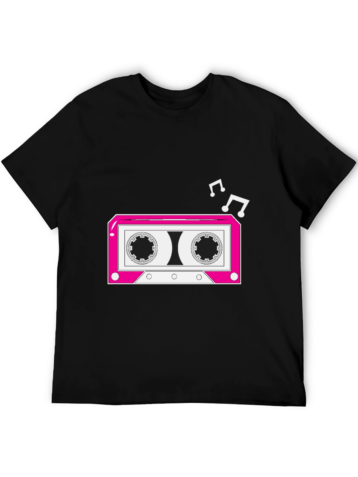 Retro Cassette Tape Graphic Tee - Music Lovers Shirt