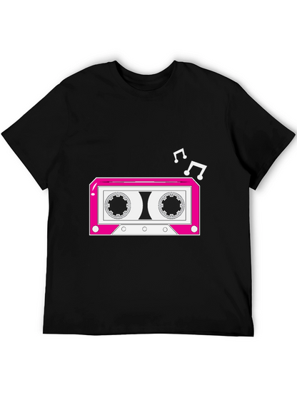 Retro Cassette Tape Graphic Tee - Music Lovers Shirt