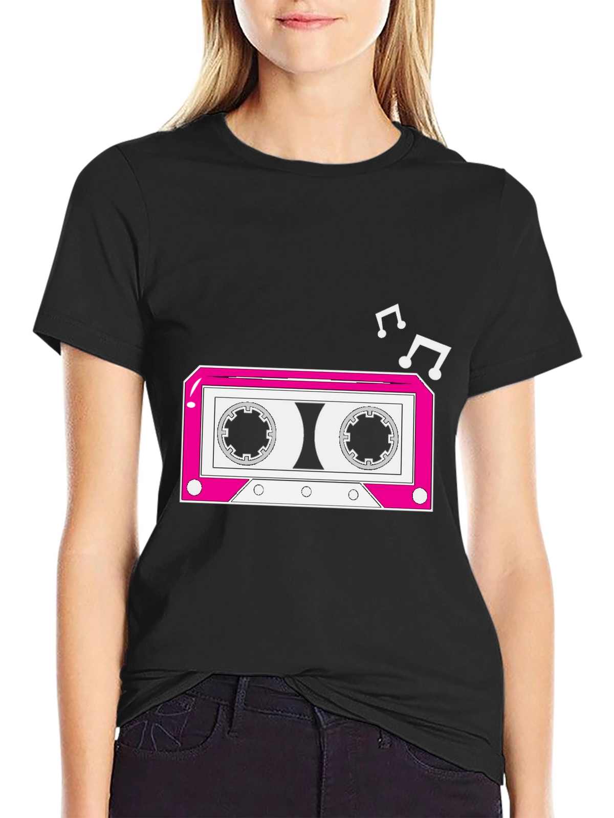 Retro Cassette Tape Graphic Tee - Music Lovers Shirt