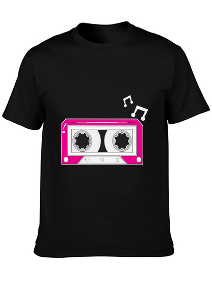 Retro Cassette Tape Graphic Tee - Music Lovers Shirt