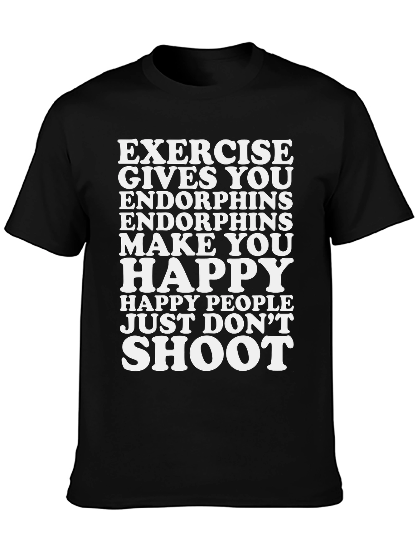 Funny Exercise Endorphins Graphic T-Shirt