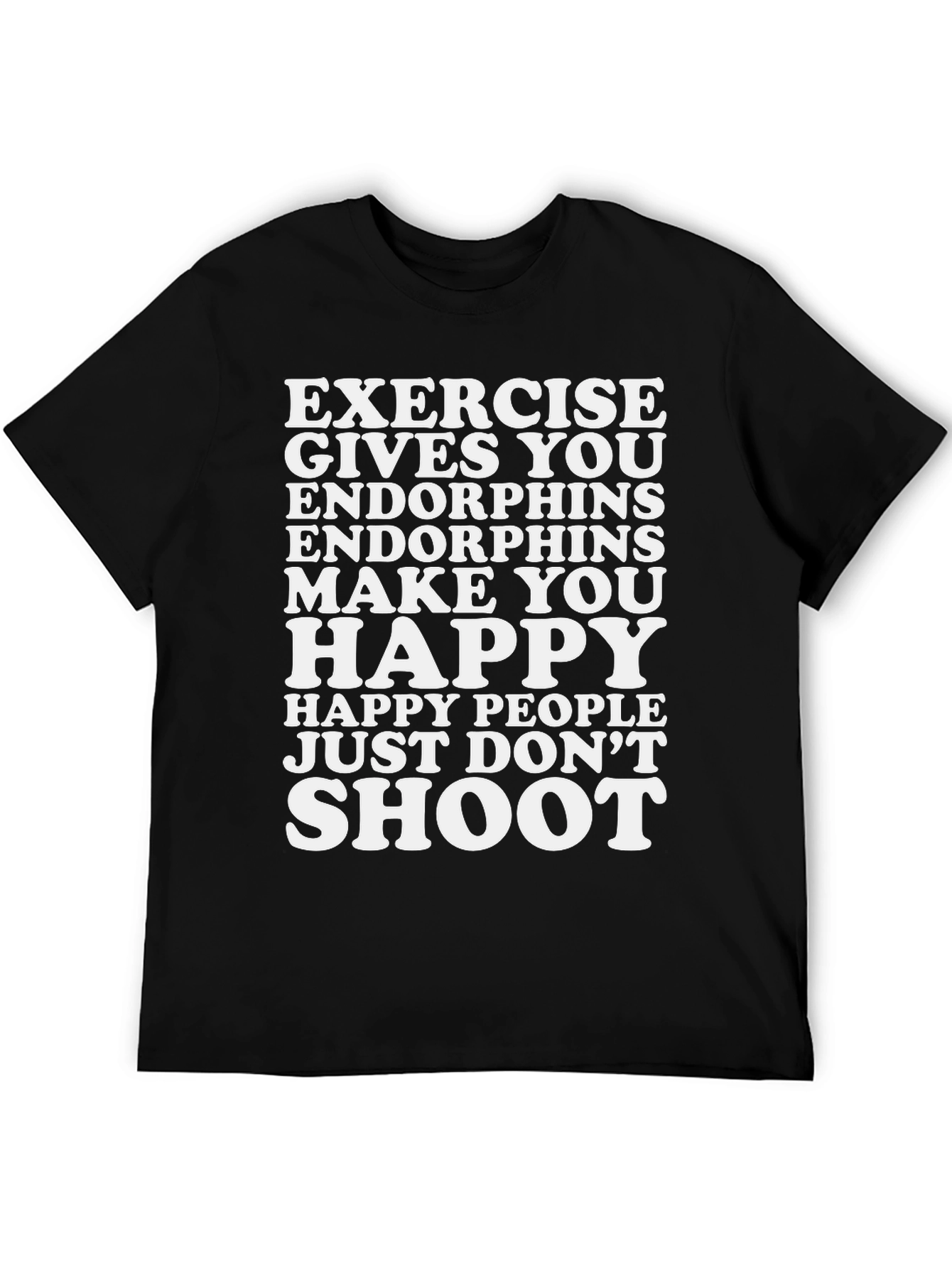 Funny Exercise Endorphins Graphic T-Shirt