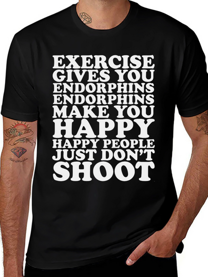 Funny Exercise Endorphins Graphic T-Shirt