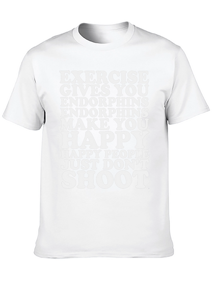 Funny Exercise Endorphins Graphic T-Shirt