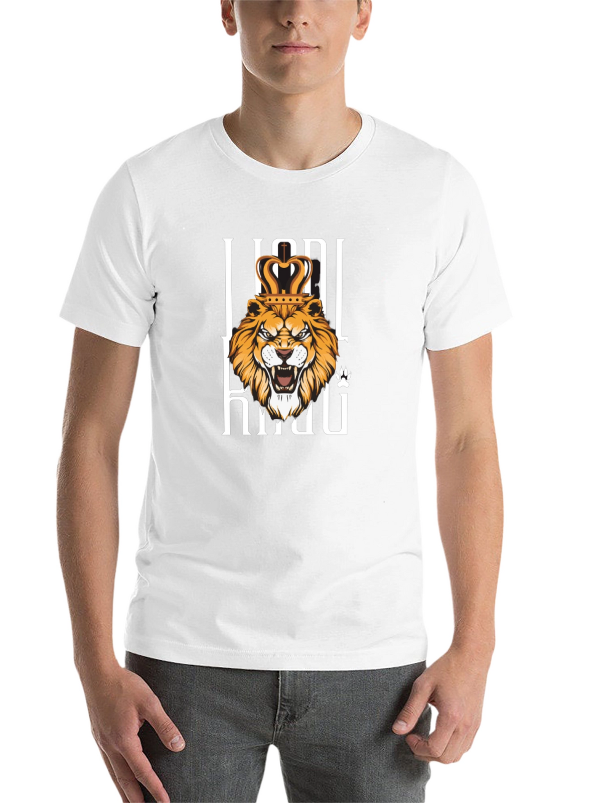 Lion King Graphic Print Black T-Shirt