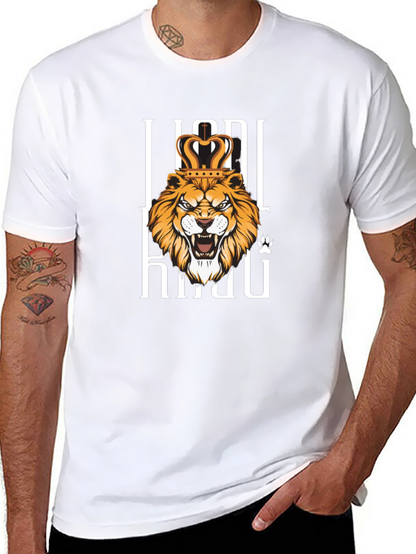 Lion King Graphic Print Black T-Shirt