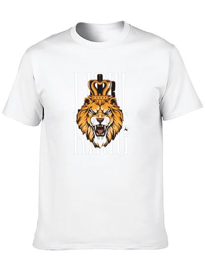 Lion King Graphic Print Black T-Shirt