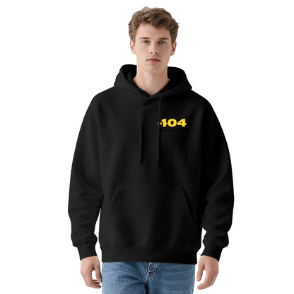 Bold 104 Number Graphic Streetwear Hoodie