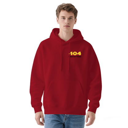 Bold 104 Number Graphic Streetwear Hoodie