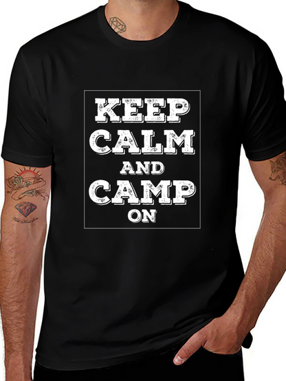 Keep Calm and Camp On T-Shirt