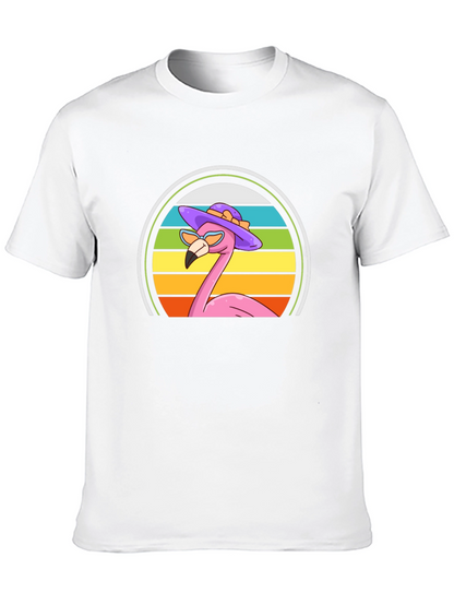 Flamingo Sunset Graphic Tee