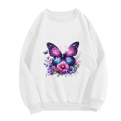 Delicate Botanical Art Fashion Crewneck Sweatshirt