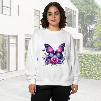 Delicate Botanical Art Fashion Crewneck Sweatshirt