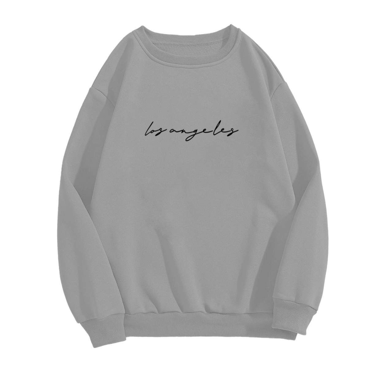 Aesthetic Los Angeles Cursive Letter Crewneck Sweatshirt