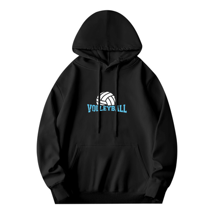 Sport Volleyball Graphic Print Hoodie