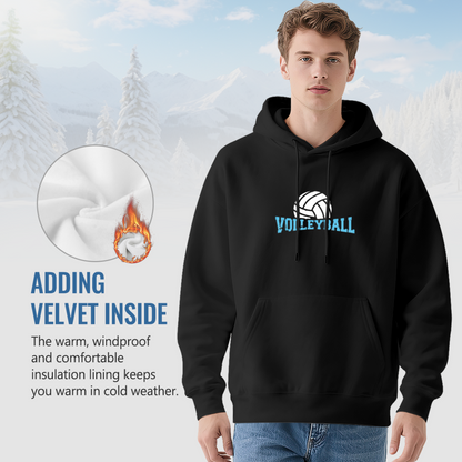 Sport Volleyball Graphic Print Hoodie