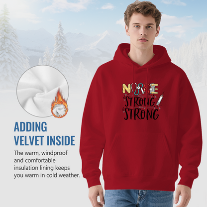 Inspirational Nurse Strong Pride Theme Pullover Hoodie